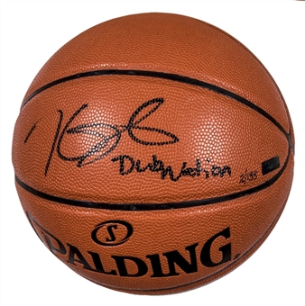 Kevin Durant Autographed and Inscribed "Dub Nation" Spalding Basketball (Panini COA)